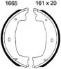 BSF 01665 Brake Shoe Set, parking brake